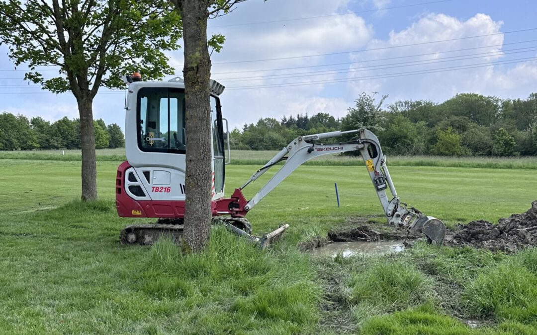 Drainageschaden an Bahn 3