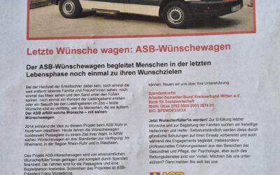 In der kommenden Woche unterstützen wir im Golfclub Gut Berge den „Wünschewagen“ mit einer besonderen Aktion: